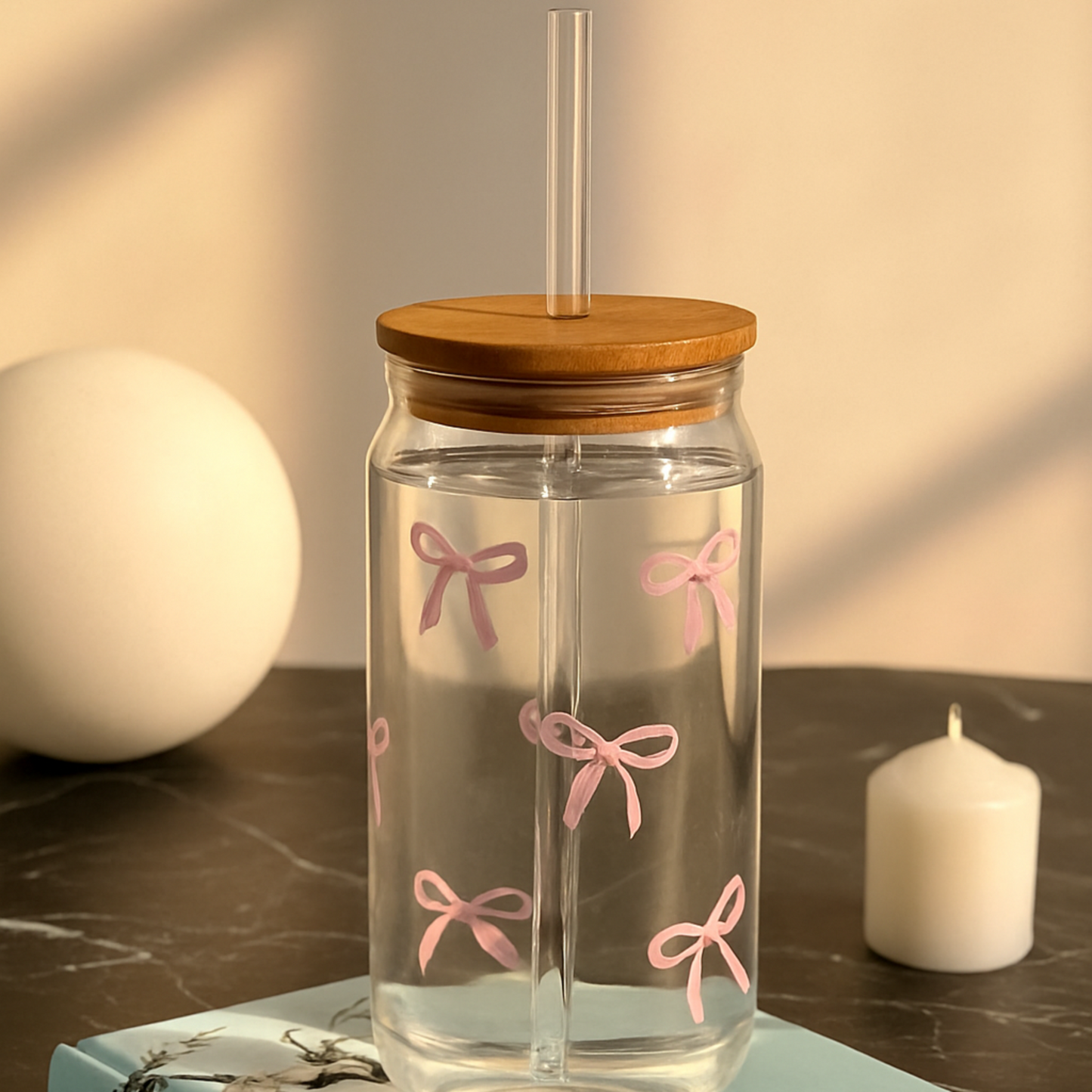 Bow Tumbler With Lid