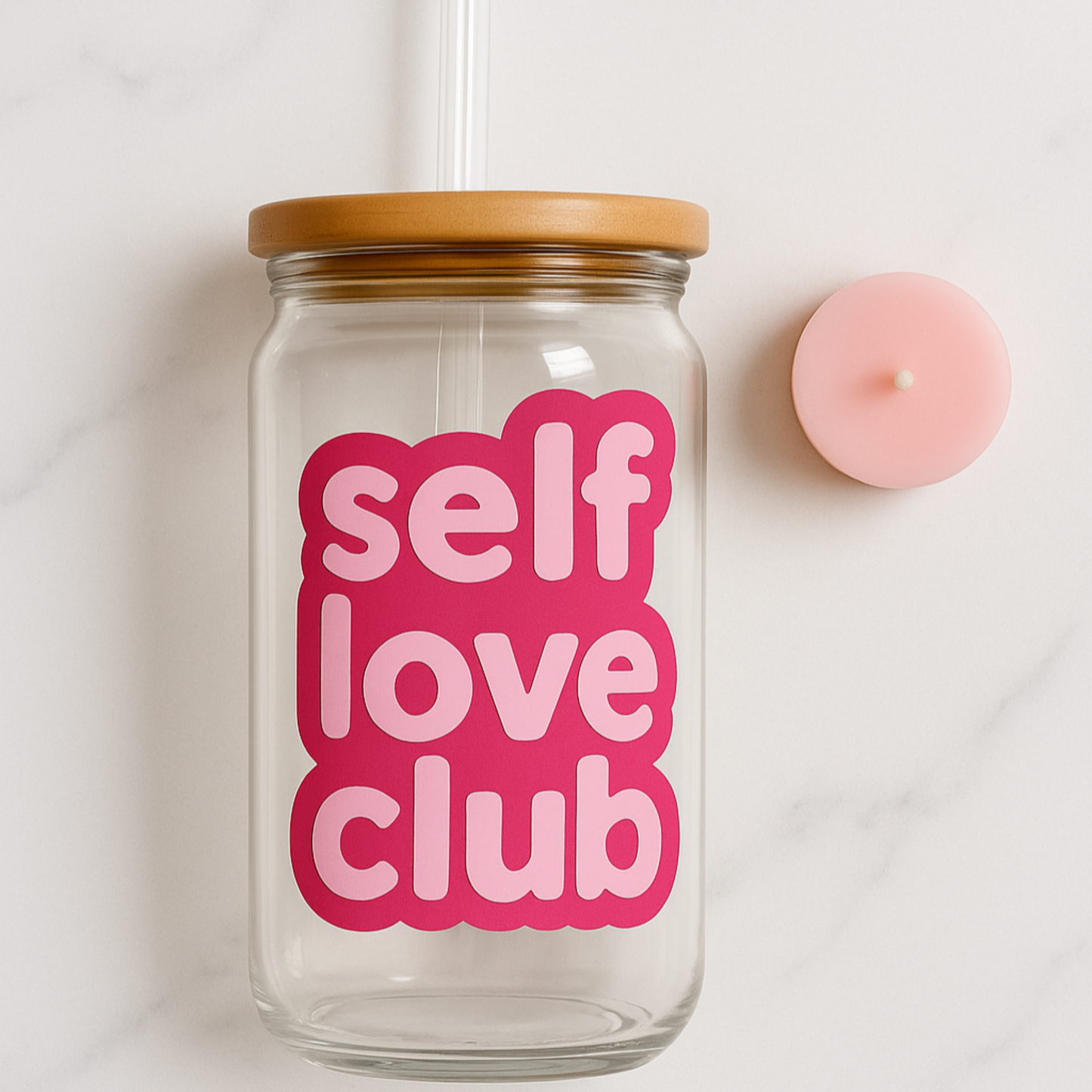 Self Love Club Tumbler With Lid