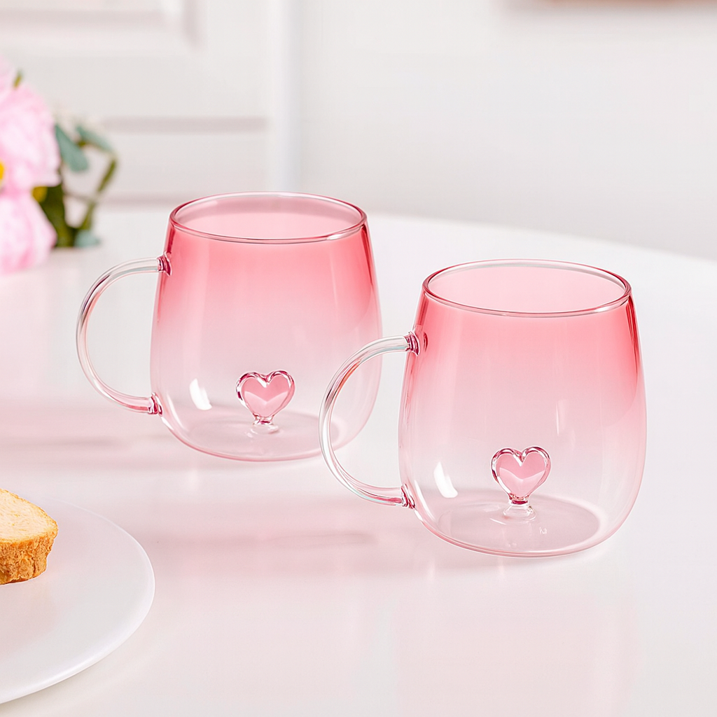 Blush Heart Ombre Mug