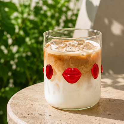 Kiss & Sip Glass