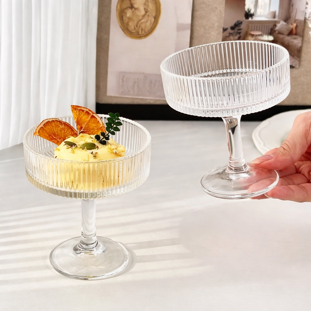 Ribbed Dessert Bowl
