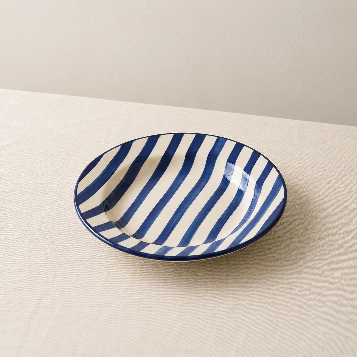 Coastal Blue Pasta Plate