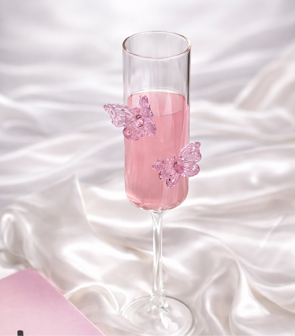 Butterfly Champagne Glass