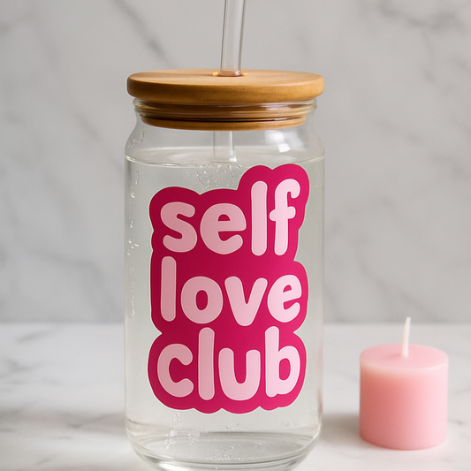 Self Love Club Tumbler With Lid