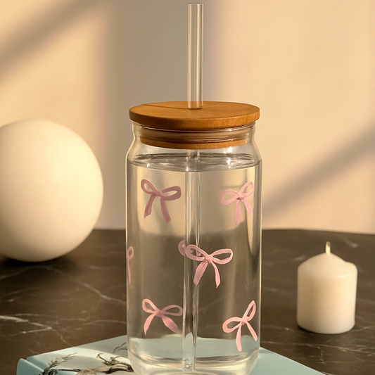 Bow Tumbler With Lid