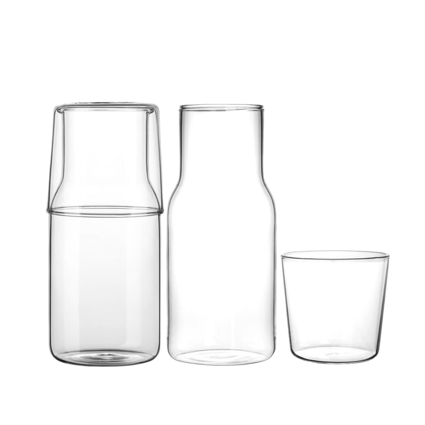 Transparent Carafe With Glass