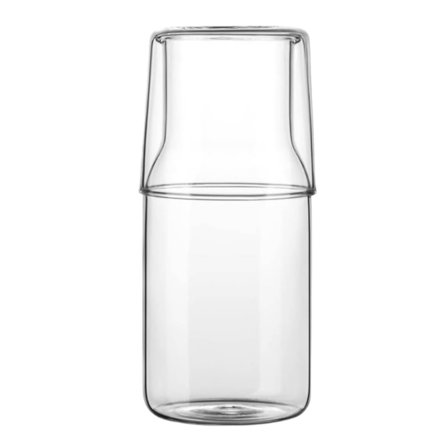 Transparent Carafe With Glass