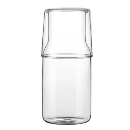 Transparent Carafe With Glass